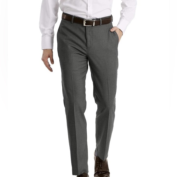 Calvin Klein Charcoal Dress Pants Skinny Fit - Picture 1 of 7